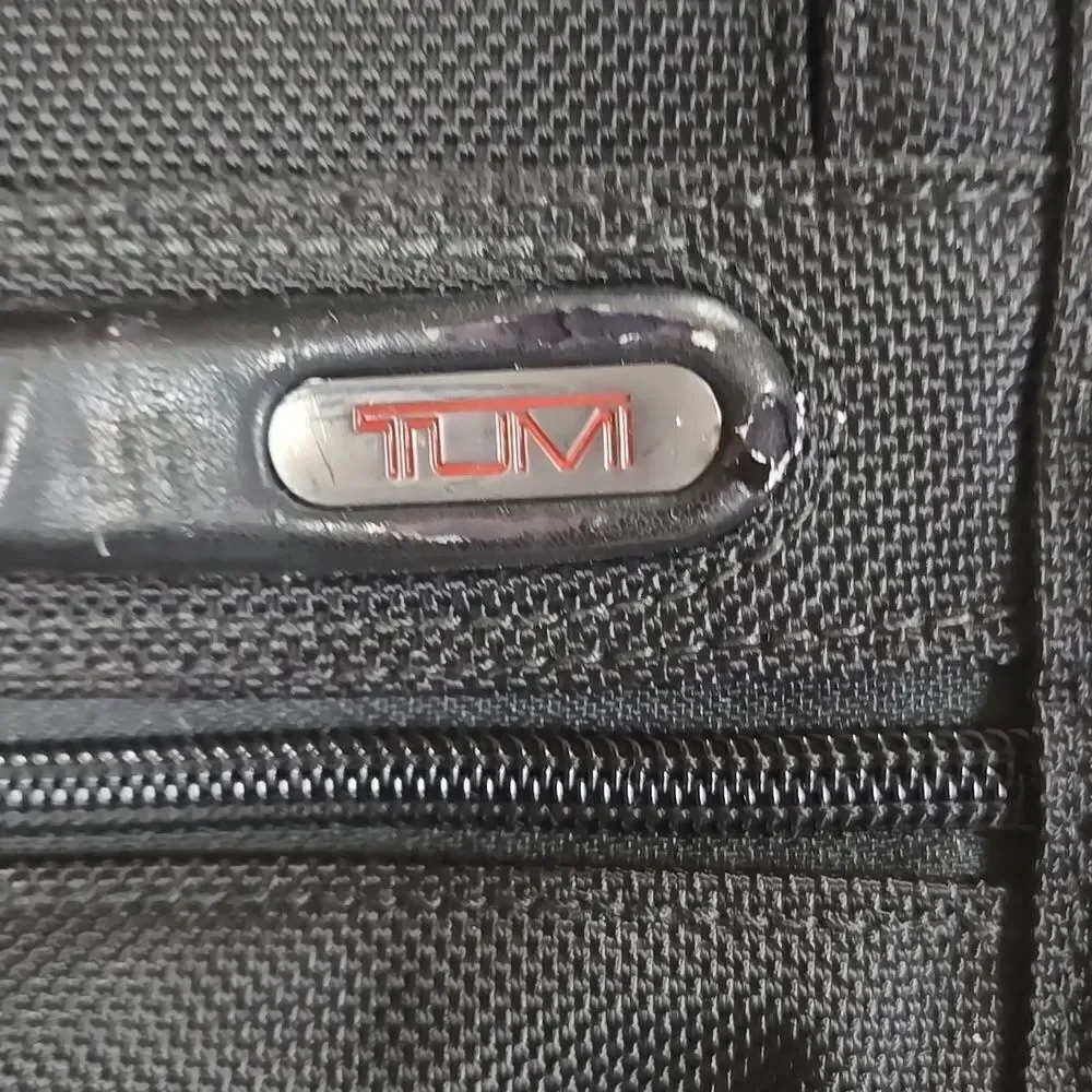 Tumi Ballistic Nylon Black Garment Bag Luggage Travel Suitcase